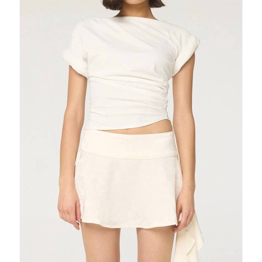NEW LINE francine short sleeve t-shirt in vanila